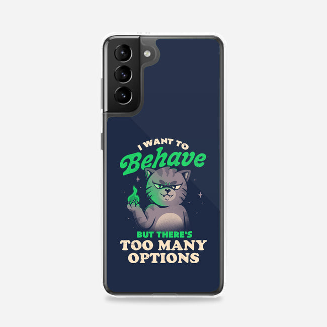 Too Many Options-samsung snap phone case-eduely
