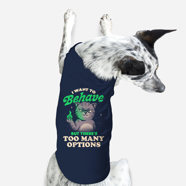 Too Many Options-dog basic pet tank-eduely