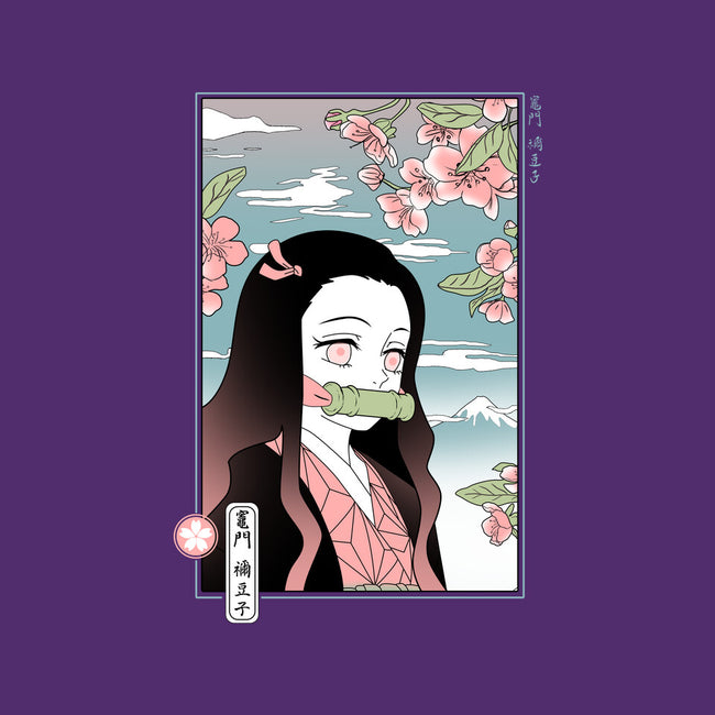 Traditional Nezuko-none glossy sticker-IKILO