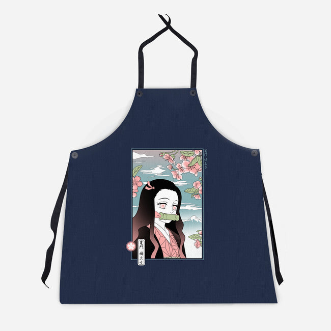 Traditional Nezuko-unisex kitchen apron-IKILO