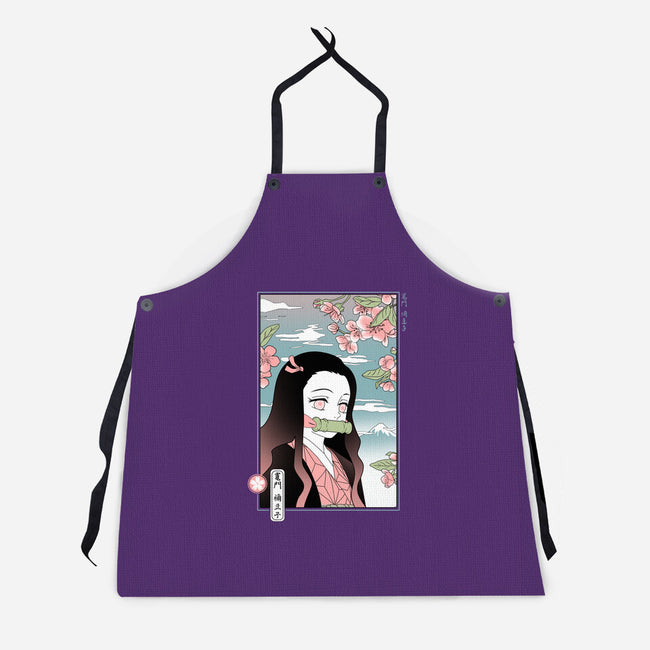 Traditional Nezuko-unisex kitchen apron-IKILO