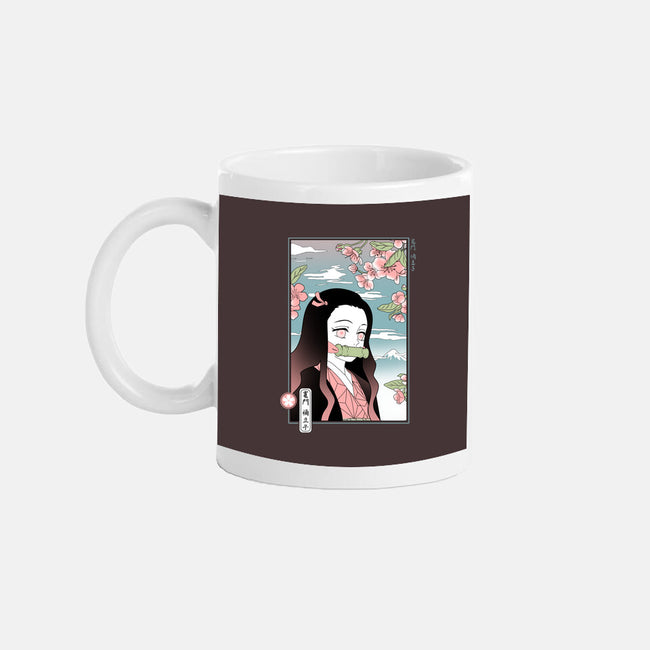 Traditional Nezuko-none glossy mug-IKILO