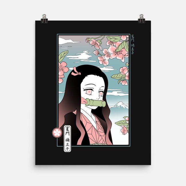 Traditional Nezuko-none matte poster-IKILO