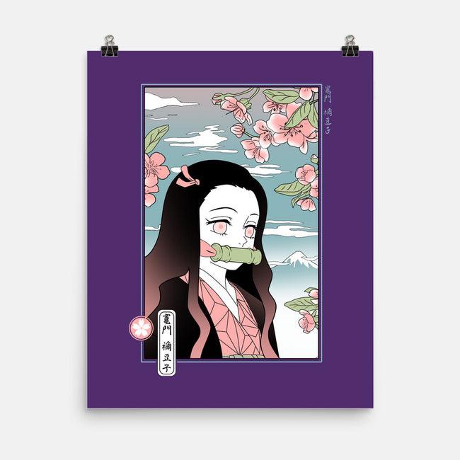 Traditional Nezuko-none matte poster-IKILO