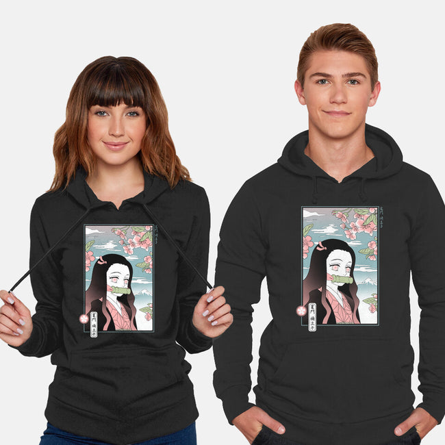 Traditional Nezuko-unisex pullover sweatshirt-IKILO
