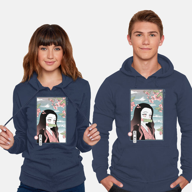 Traditional Nezuko-unisex pullover sweatshirt-IKILO