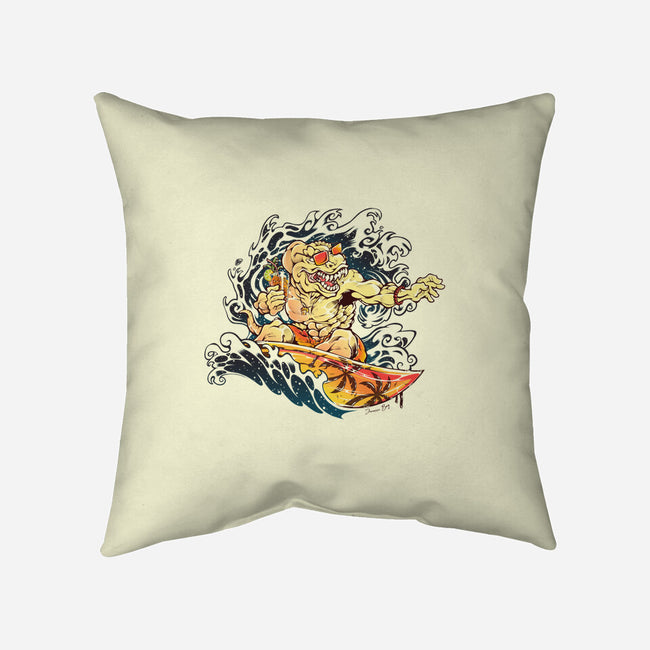 Jurassic Bay-none removable cover throw pillow-Fearcheck