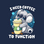 Need Coffee To Function-unisex basic tank-Vallina84