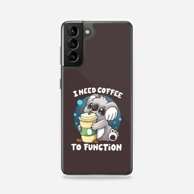 Need Coffee To Function-samsung snap phone case-Vallina84