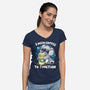 Need Coffee To Function-womens v-neck tee-Vallina84