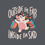 Fab And Sad-none beach towel-eduely