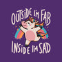 Fab And Sad-none removable cover throw pillow-eduely