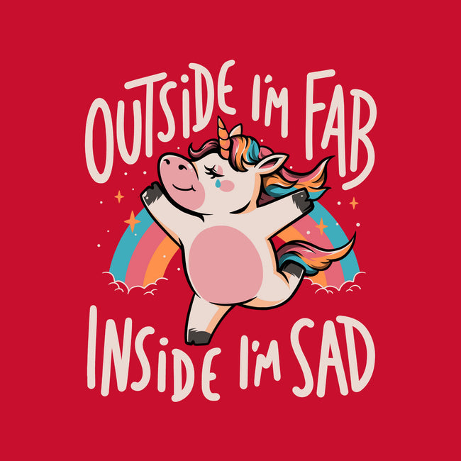Fab And Sad-none glossy sticker-eduely