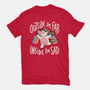 Fab And Sad-womens fitted tee-eduely