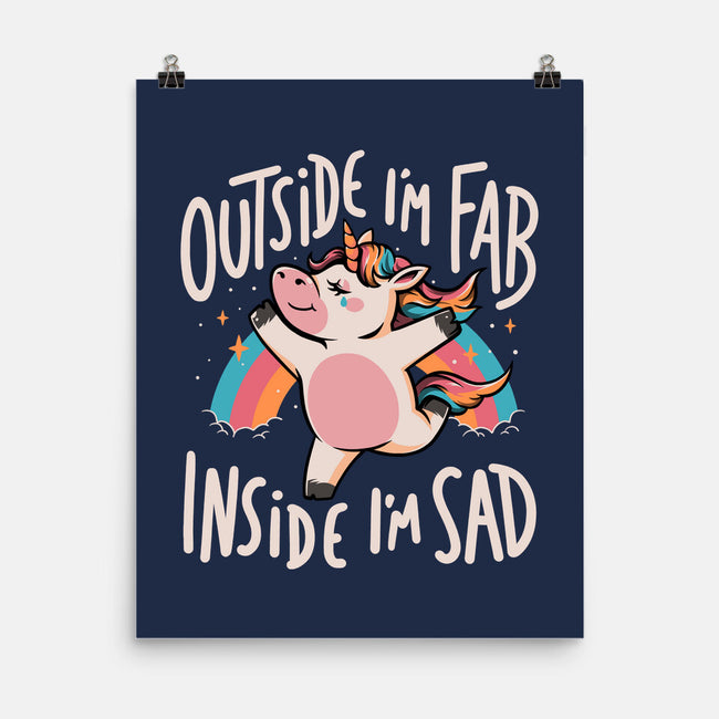 Fab And Sad-none matte poster-eduely