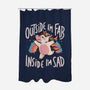 Fab And Sad-none polyester shower curtain-eduely