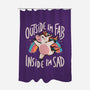 Fab And Sad-none polyester shower curtain-eduely