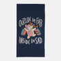 Fab And Sad-none beach towel-eduely