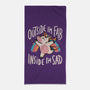 Fab And Sad-none beach towel-eduely