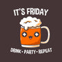 It's Friday-none removable cover w insert throw pillow-krisren28