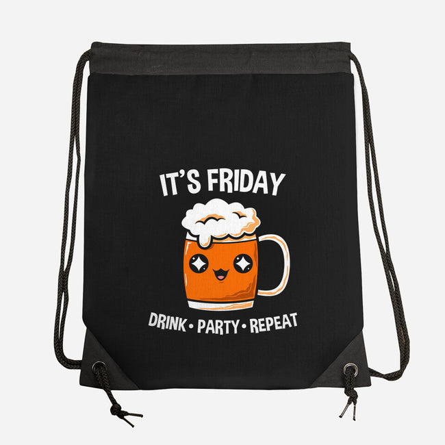 It's Friday-none drawstring bag-krisren28