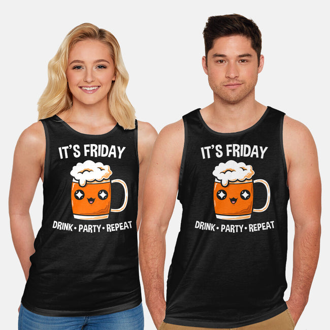 It's Friday-unisex basic tank-krisren28