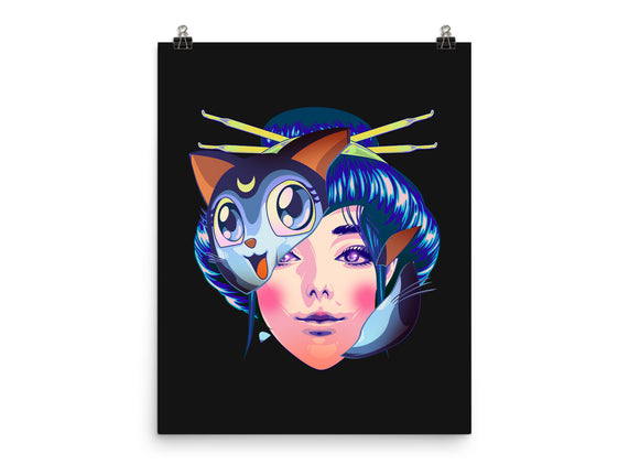 Geisha Luna Cat Mask