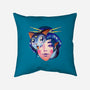 Geisha Luna Cat Mask-none removable cover throw pillow-heydale