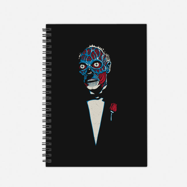 The Alien Father-none dot grid notebook-Getsousa!