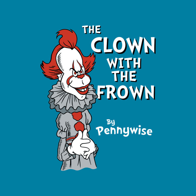 The Clown With The Frown-none removable cover w insert throw pillow-Nemons