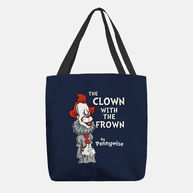 The Clown With The Frown-none basic tote bag-Nemons