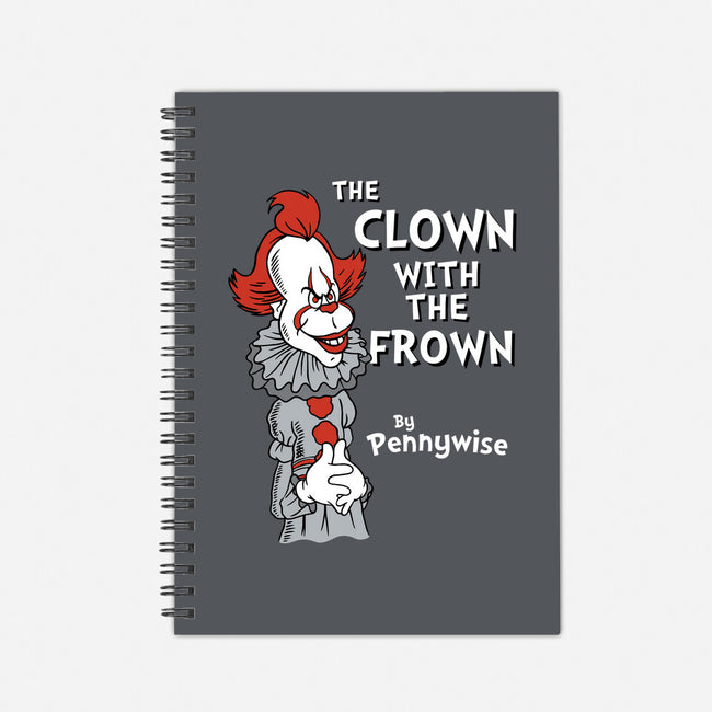 The Clown With The Frown-none dot grid notebook-Nemons