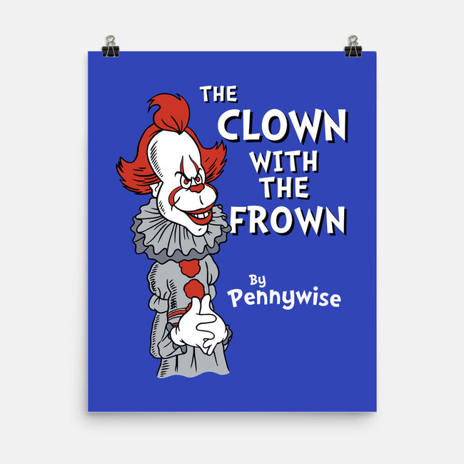 The Clown With The Frown-none matte poster-Nemons