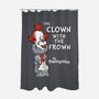 The Clown With The Frown-none polyester shower curtain-Nemons