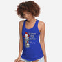 The Clown With The Frown-womens racerback tank-Nemons