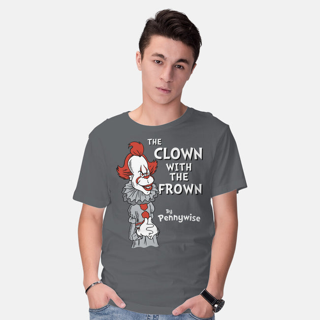 The Clown With The Frown-mens basic tee-Nemons