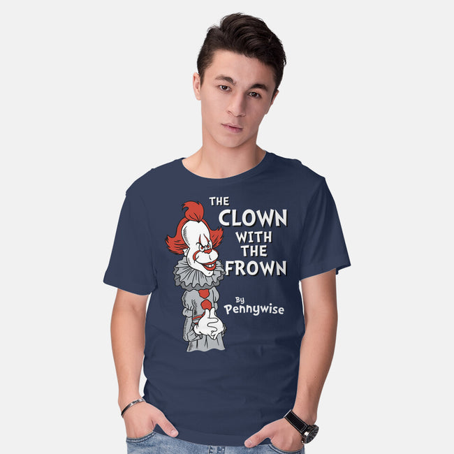 The Clown With The Frown-mens basic tee-Nemons