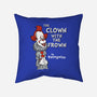 The Clown With The Frown-none removable cover w insert throw pillow-Nemons