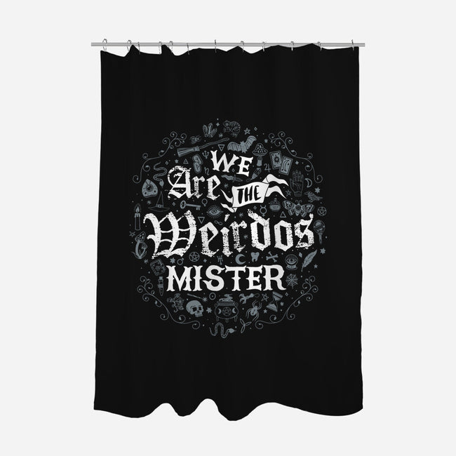 The Weirdos-none polyester shower curtain-Nemons