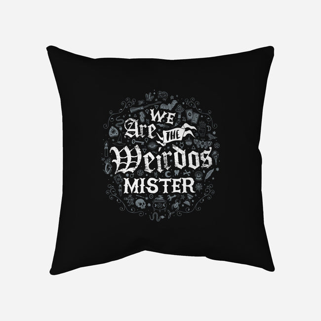 The Weirdos-none removable cover w insert throw pillow-Nemons