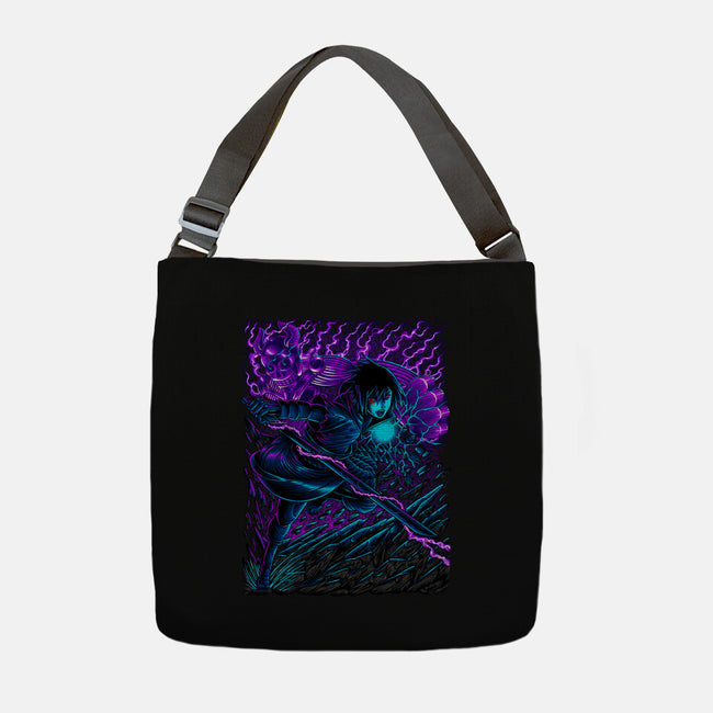 Sasuke X Susanoo-none adjustable tote bag-alanside