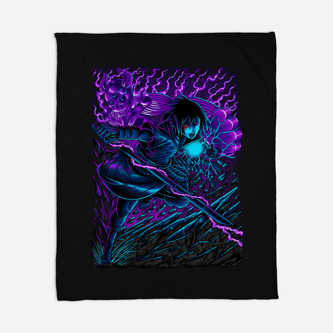 Sasuke X Susanoo-none fleece blanket-alanside