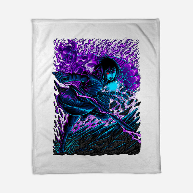 Sasuke X Susanoo-none fleece blanket-alanside