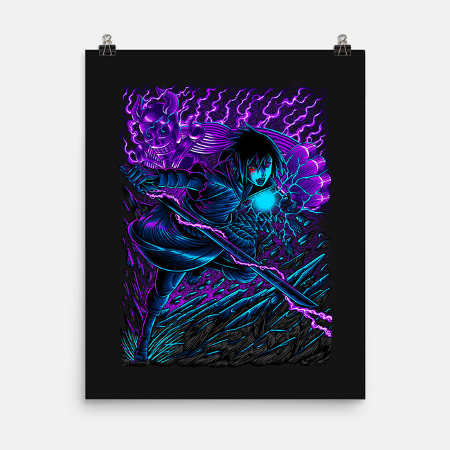 Sasuke X Susanoo-none matte poster-alanside