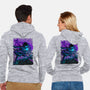 Sasuke X Susanoo-unisex zip-up sweatshirt-alanside