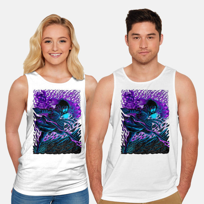 Sasuke X Susanoo-unisex basic tank-alanside