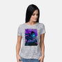 Sasuke X Susanoo-womens basic tee-alanside