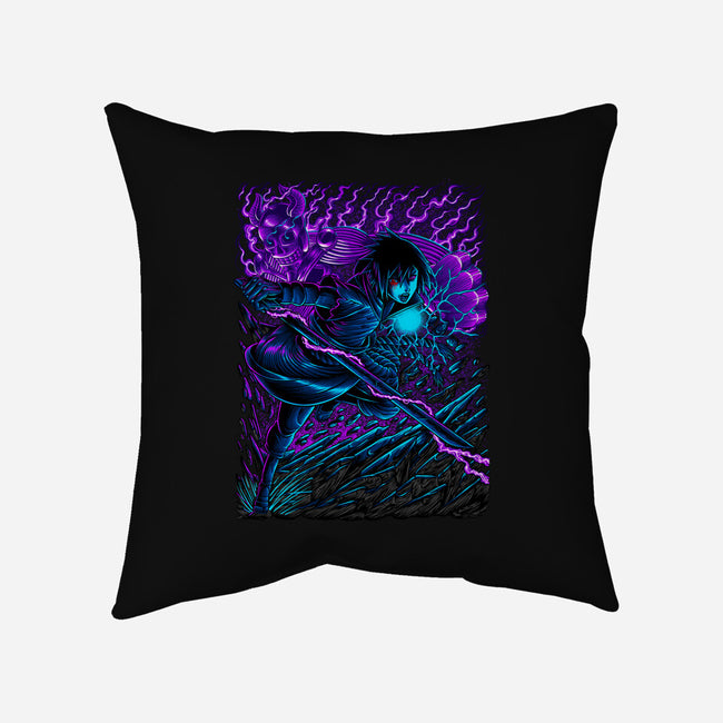 Sasuke X Susanoo-none removable cover w insert throw pillow-alanside