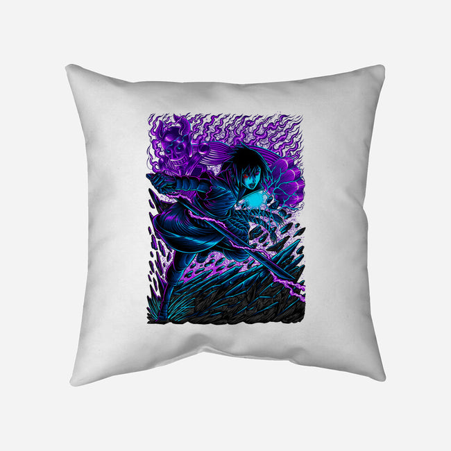Sasuke X Susanoo-none removable cover w insert throw pillow-alanside
