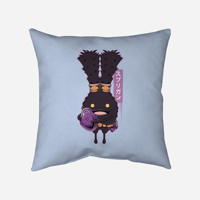 Spriggan-none removable cover w insert throw pillow-Alundrart